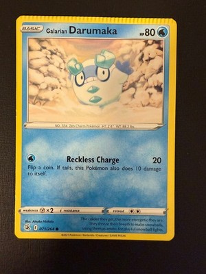 CRIMP ERROR! Galarian Darumaka 071/264 | Pokemon TCG Fusion Strike