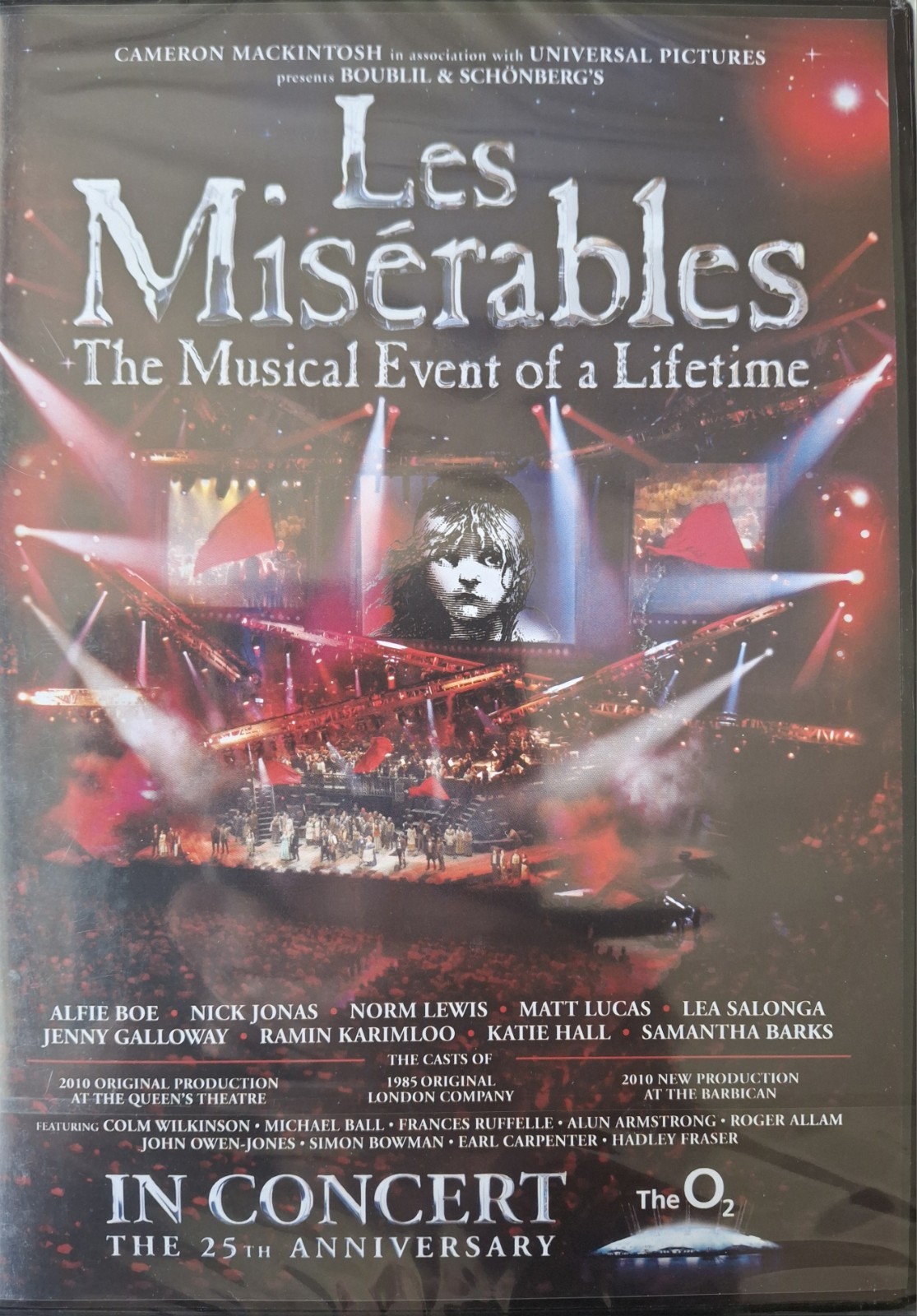 Les Miserables - The 25th Anniversary in Concert at the O2 DVD BRAND NEW SEALED
