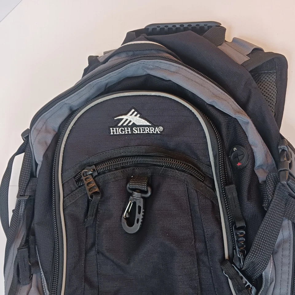 High Sierra рюкзак с подкладкой черная книга путешествий работы школы кемпинг сумка - Изображение 3 из 4