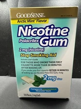 GoodSense Nicotine Gum 2mg Arctic Mint 110 Pieces Exp.06/25 ⭐️”Like Nicorette!”