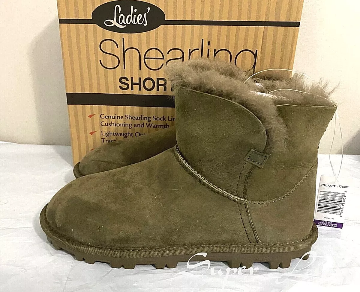 Sheepskin short online boots