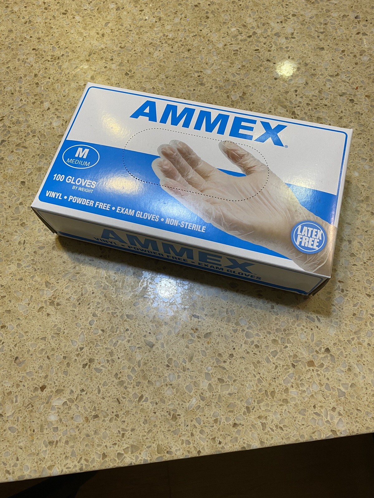 Ammex Clear Vinyl Disposable Exam/Medical Gloves, 3 Mil, Latex/Powder-Free, Food-Safe, Smooth, Non-Sterile, Small, Box Of 100 - Foto 6