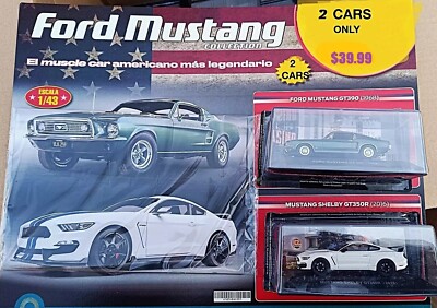 FORD MUSTANG GT390 + MUSTANG SHELBY GT350 R, ALTAYA 1:43 NEW