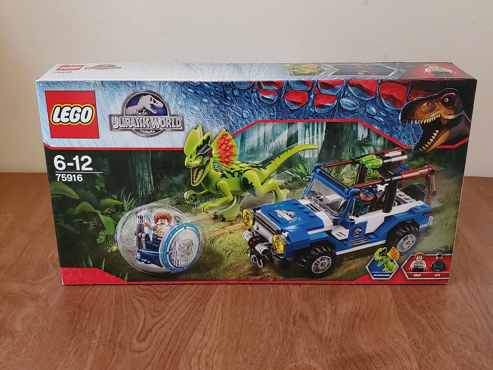 lego jurassic world dilophosaurus ambush
