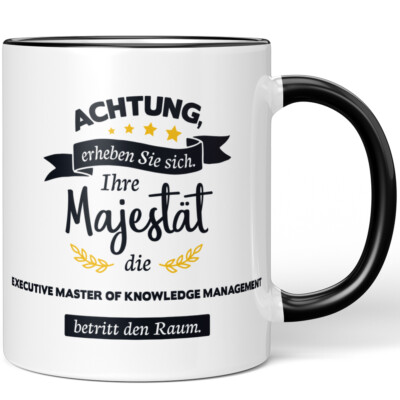 Achtung, erheben! Majestät Executive Master of Knowledge Management 10005964990