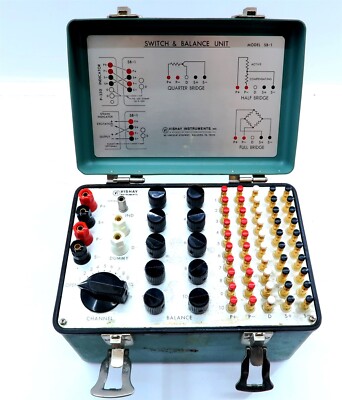 VISHAY INSTRUMENTS Switch & Balance Unit SB-1 in Original Hard Shell Case USA