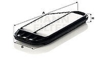 C 36 013 Mann-Filter Luftfilter FüR Chevrolet, Holden, Ravon