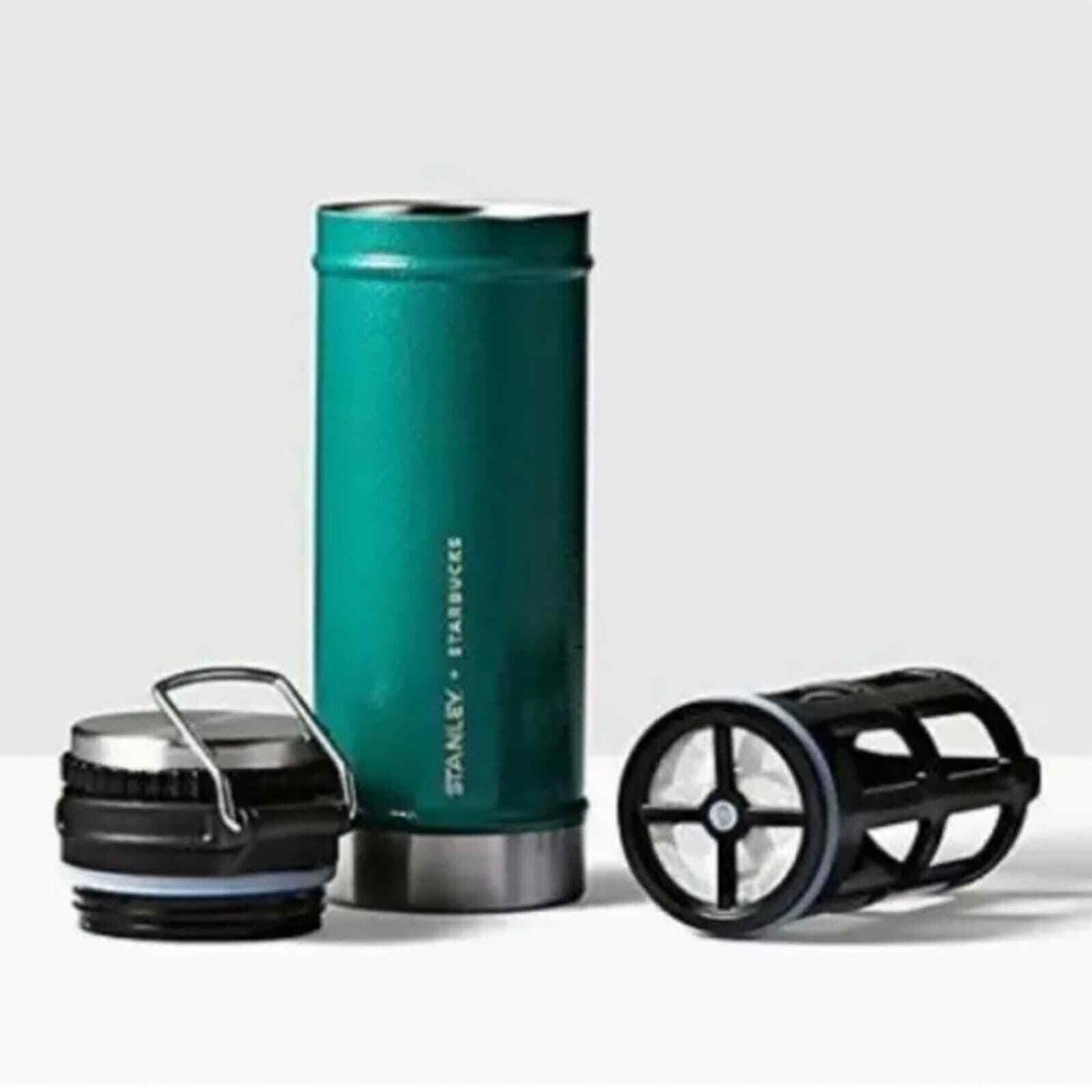 Starbucks × Stanley Emerald Green 2017 Travel Coffee French Press