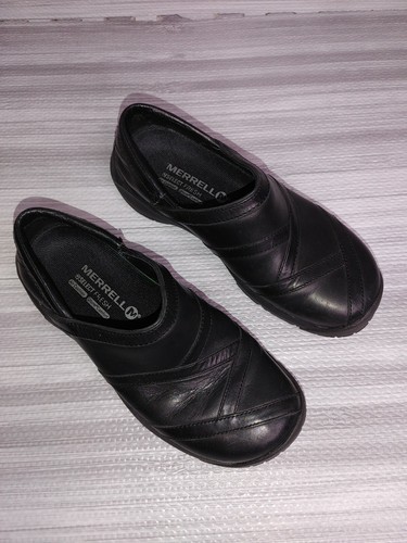 Merrell Encore Eclipse 2 Casual Slip On Shoes Black Leather J46732 Women’s 6 - Picture 4 of 11
