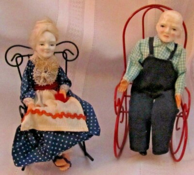 vintage grandma and grandpa dolls