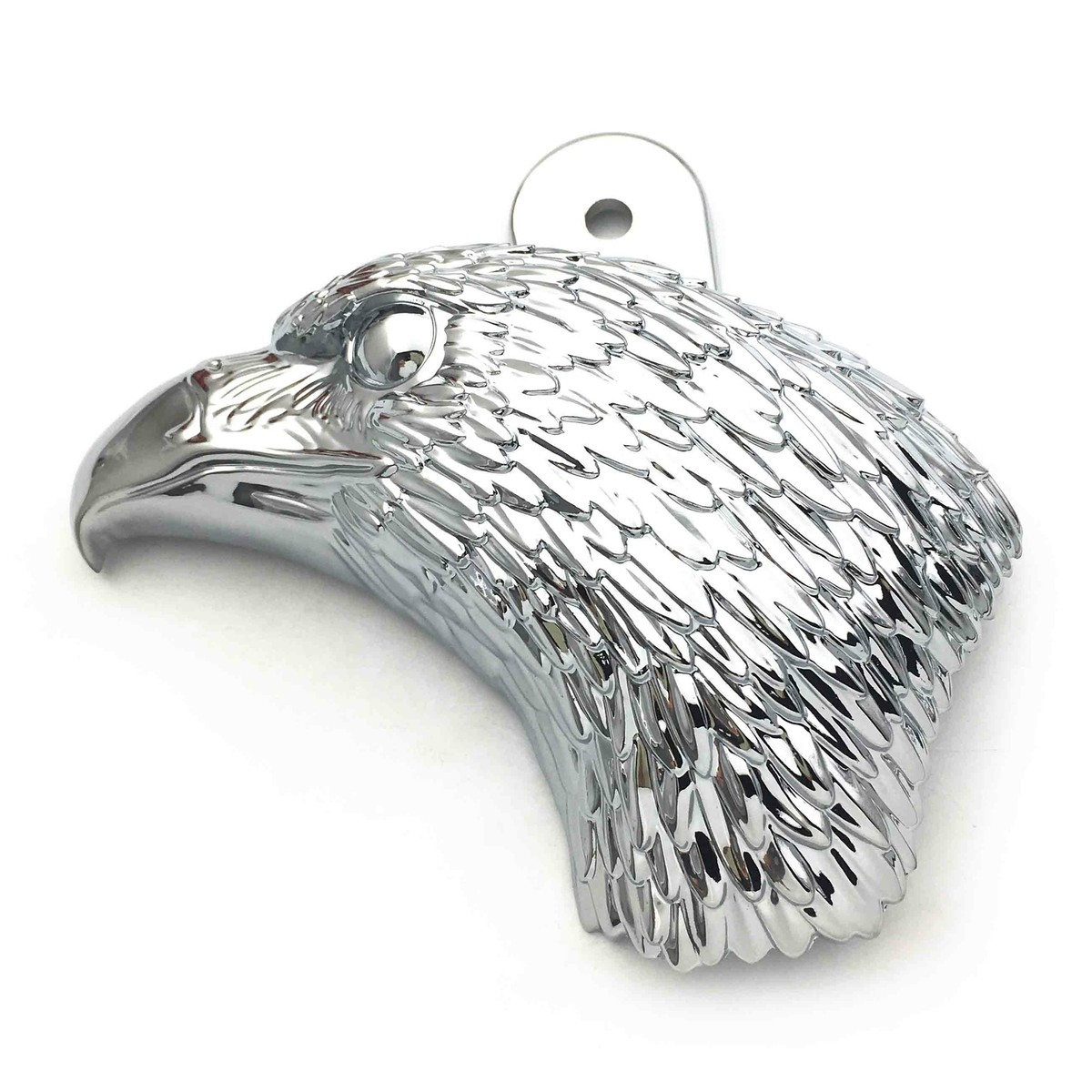 カウベル Chrome Eagle head horn cover For 92-20 Harley w/side mount