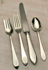 Faneuil by Tiffany & Co Sterling Silver 4 piece Place Setting, monogram "O"