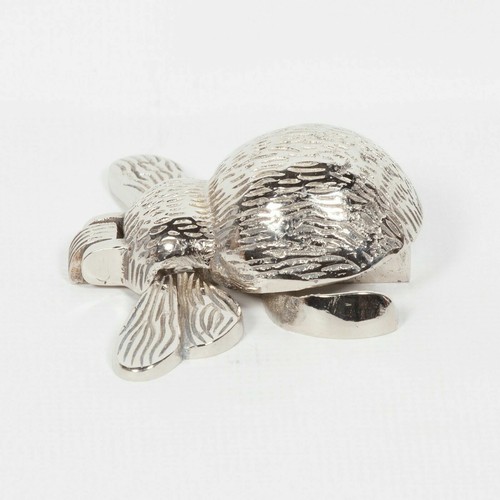 Superbe finition laiton massif chrome reine bourdon abeille frappe de porte style campagnard - Photo 3/3