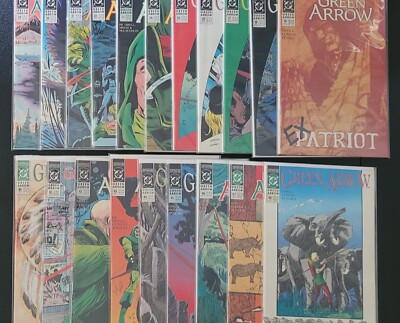 Green Arrow 1988 29-48 complete Black Arrow story, run lot of 20 DC Comics