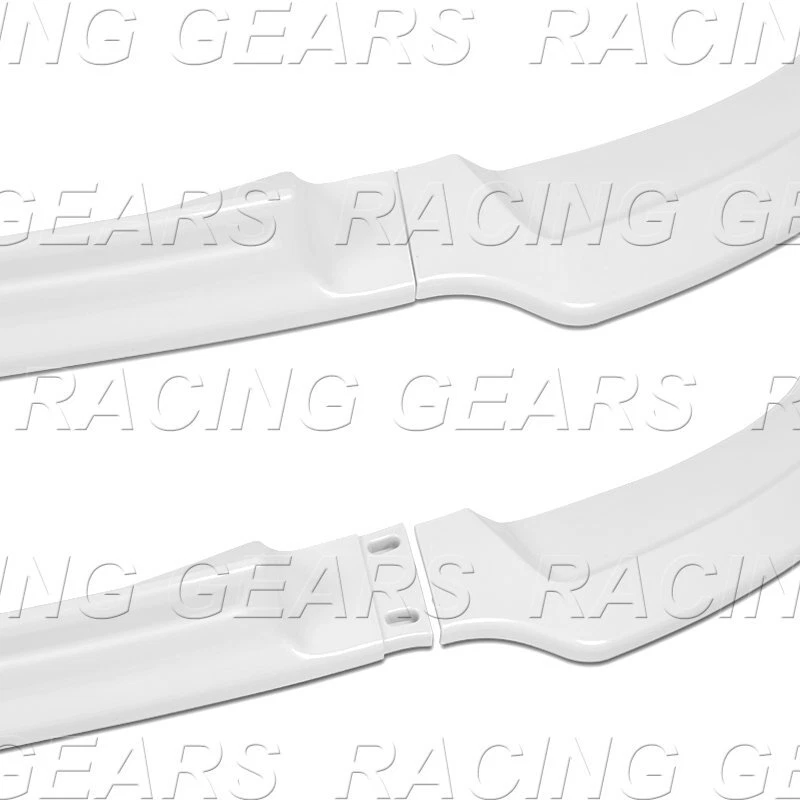 着色白色前置泵分流器唇套件 适合 08-15 三菱 LANCER — 第 4/4 张图片