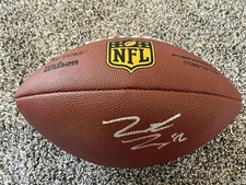 *HUNTER HENRY*SIGNED*AUTOGRAPHED*FOOTBALL*DUKE*PATRIOTS*CHARGERS*PROOF*COA*NFL*