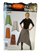 Simplicity Sewing Pattern 4310 Skirts Misses Size 10-22