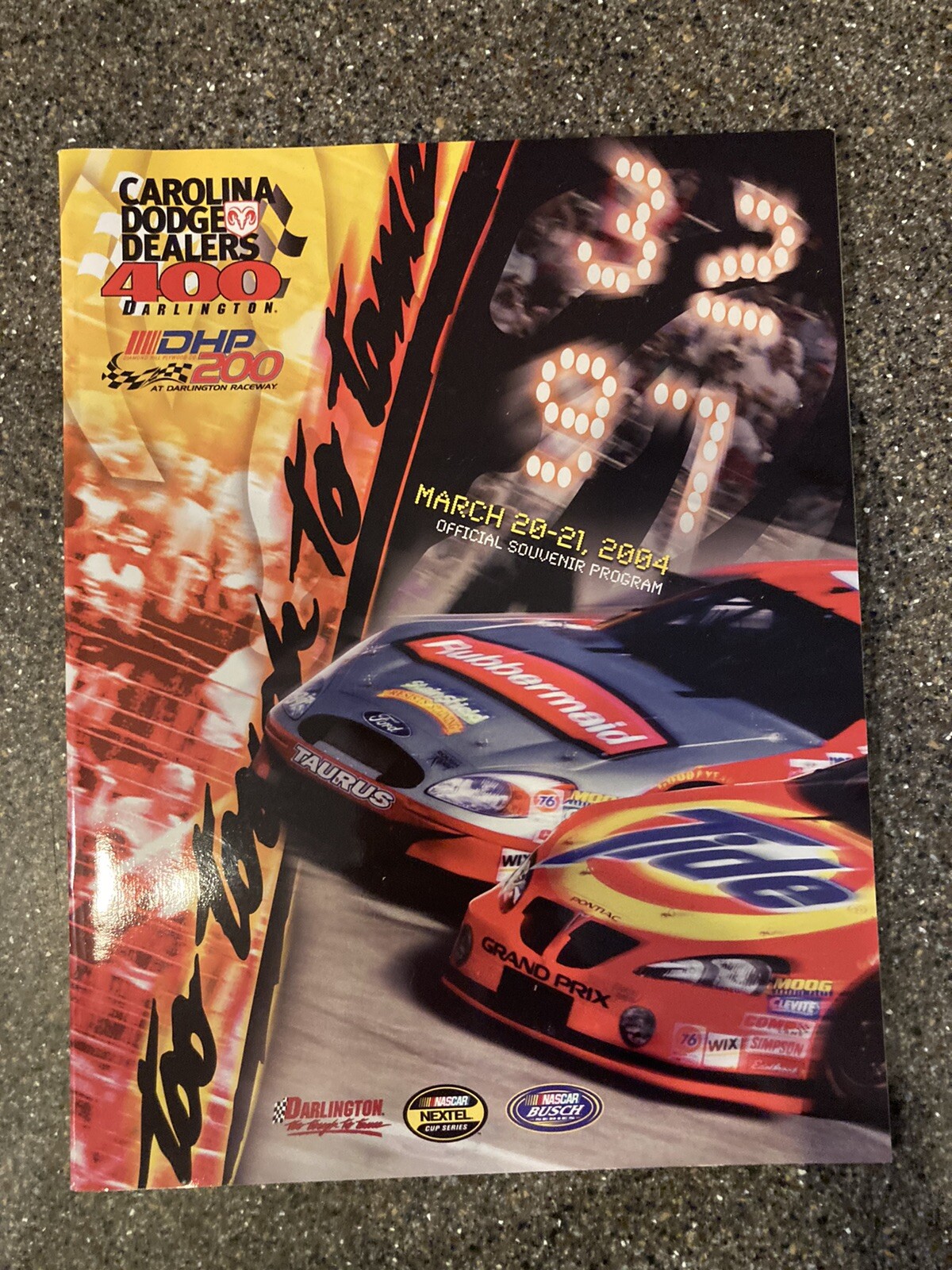 Darlington official souvenir program March 2021, 2004 Nascar eBay