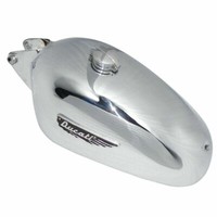 Petrol Kraftstofftank Chrome Mit Monza Cap FüR Ducati 350Cc Scrambler Motorrad
