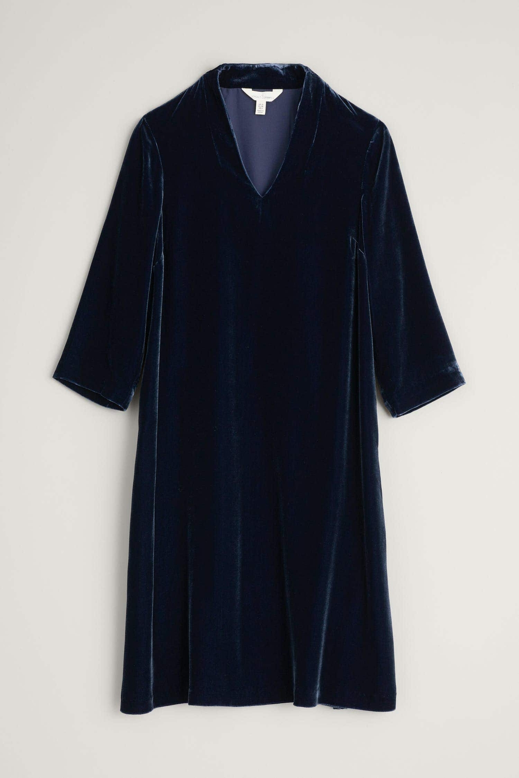 Seasalt Women's Dress navy Hollyhock Velvet Dress Regular