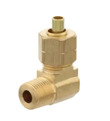 1/4 in OD Compression x 1/8 in. MIP 90-Degree Brass Elbow Adapter Fitting LFA-29