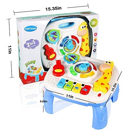 homofy baby toys musical learning table