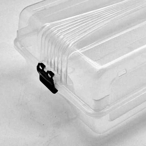 SCATOLA PORTA SCARPE CONTENITORE ORGANIZER PORTASCARPE SALVASPAZIO 21*36*13 cm - Immagine 2 di 4