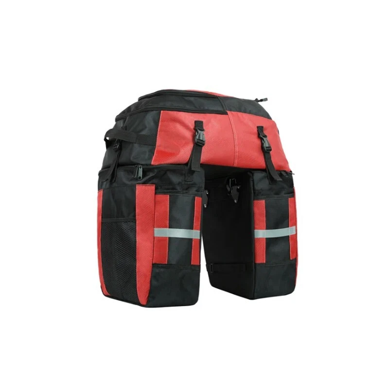 RHINOWALK  3in1 Multifunctional Rear Shelf Pack Bike Bag-Blue/green/red Foto 3 de 4