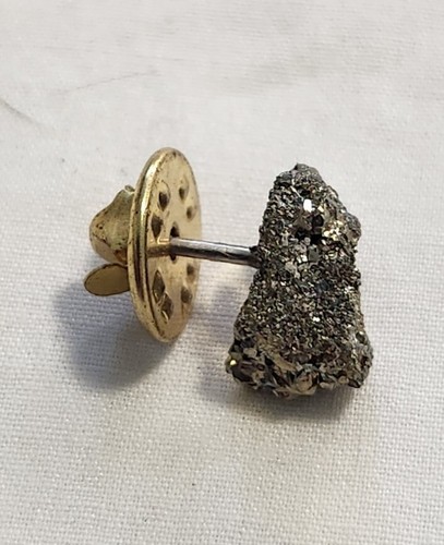 Unbranded Pyrite (Fool's Gold) Tie Tack .50 Inch - Picture 2 of 4