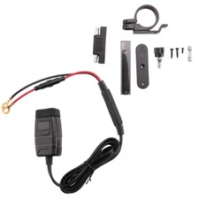 QC3.0 Motorcycle USB + Type-C Charger Waterproof Cell Fast Charger Au6697-