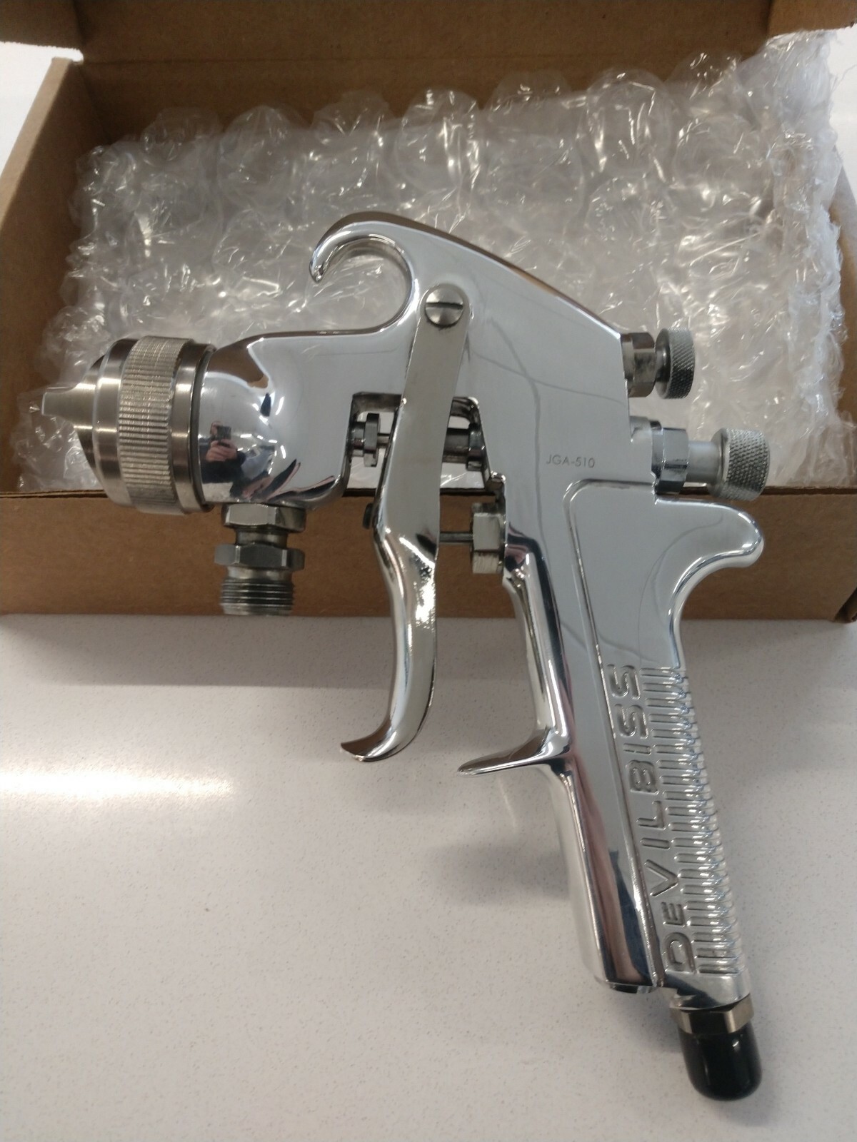 Devilbiss JGA510 Spray Gun w/797 air cap and FX spray nozzle eBay