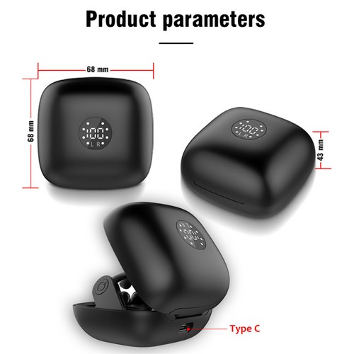 Bezprzewodowe zestawy słuchawkowe Bluetooth Stereo Twins Słuchawki z mikrofonem do telefonów komórkowych - Zdjęcie 12 z 12