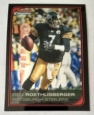 BEN ROETHLISBERGER, 2006 BOWMAN CHROME #137, STEELERS