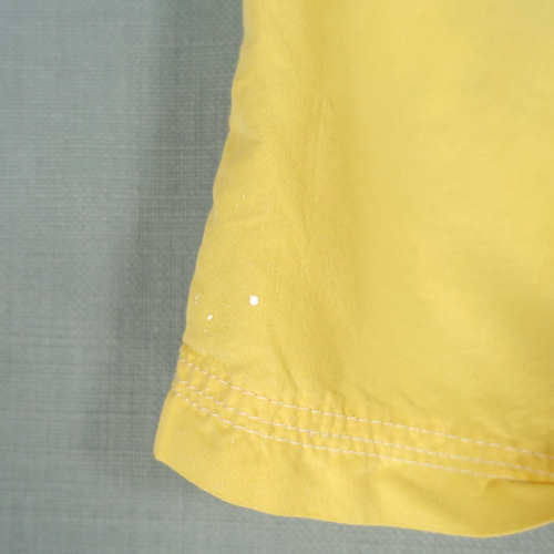 Vintage Polo Ralph Lauren Swim Shorts Women Large Yellow Swimming Beach Big Pony - Picture 23 of 24