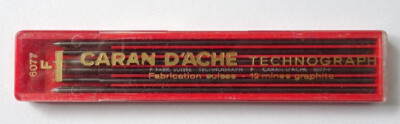 Caran d'Ache Technograph 10 Minen Graphit F   2 mm