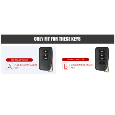 Key Fob Cover Case & Keychain Fit For Lexus IS ES GS RC NX RX LX 250 300 350