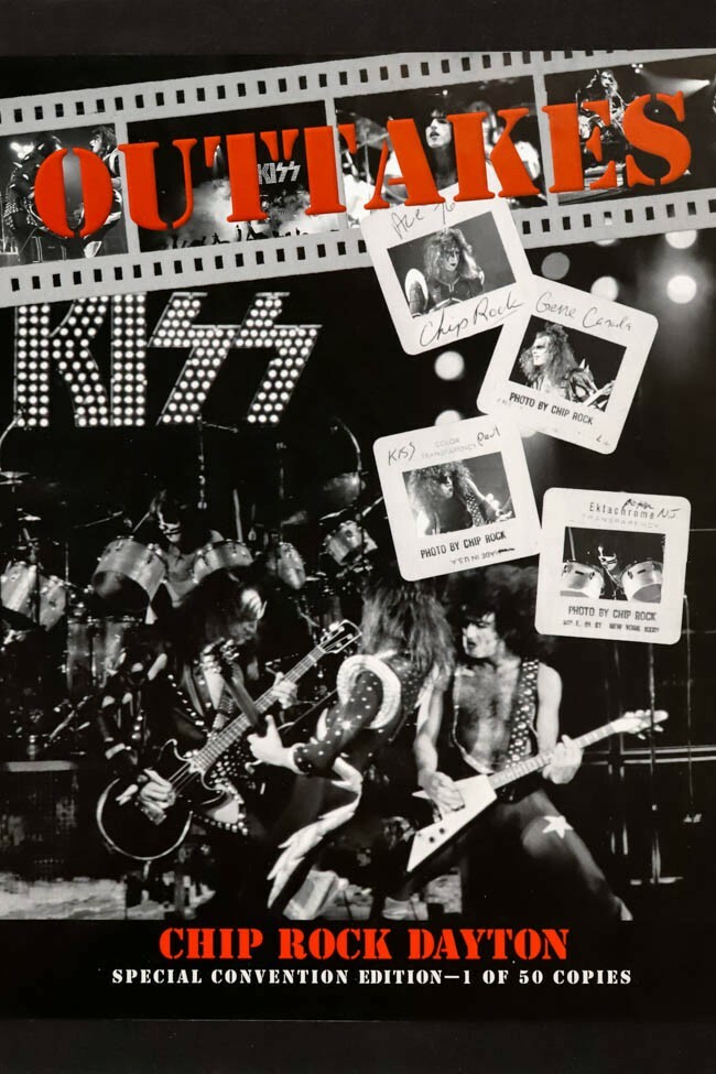 KISS BOOK CHIP ROCK OUTTAKES -HARDCOVER SPECIAL CONV