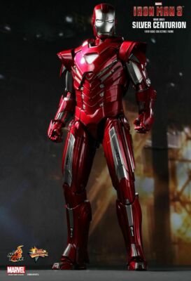 UPS 1/6 Hot Toys Mms213 Marvel Iron Man 3 Silver Centurion Mk33