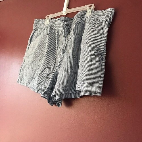 LOFT Outlet Striped Shorts Drawstring 