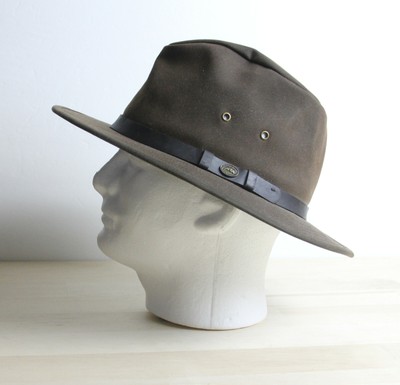 waxed cotton outback hat