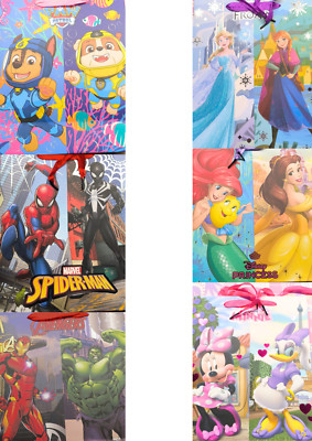 Geschenktasche mit Schleife Stabil | Paw Patrol, Disney, Marvel, Minnie