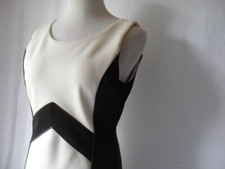 Guess Dress Black/White Sleeveless Dress Size 8 New