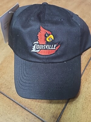 Louisville Cardinals Baseball Hat Ball Cap Strapback NWT OSFM Sample Hat 2001