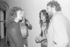 1970s JOE PERRY, JOEY KRAMER & UNIDENTIFIED Original 35mm Photo Negative bn