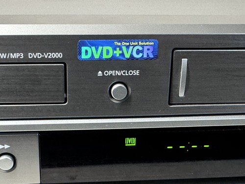 Samsung DVD-V2000 DVD VCR Player VHS Recorder Bundle Tape/Cable. No Remote Read) - Picture 3 of 17