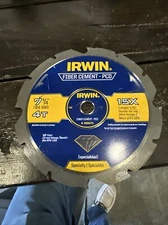 IRWIN PCD Fiber Cement Siding Saw Blade, 7 1/4, 4-Tooth (4935473) Hardi Siding
