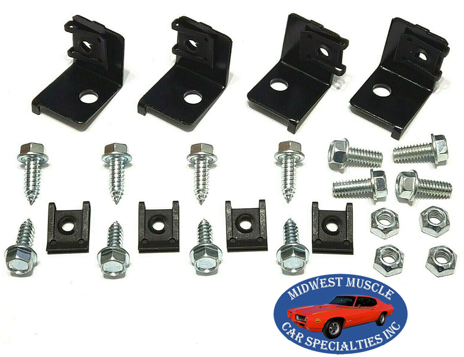 68 69 GTO Judge hideaway hide a way headlight door assembly bumper