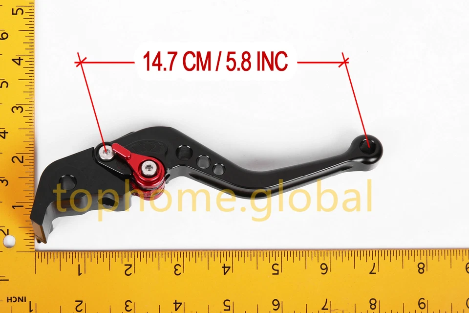 Alavancas de freio de embreagem curta CNC preto EUA 01 02 para Suzuki GSF600S BANDIT 1996-2003 - Imagem 4 de 4