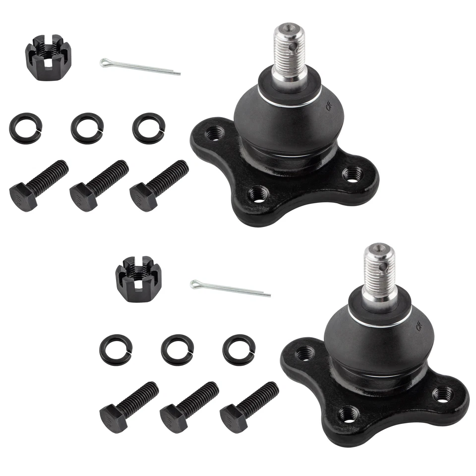 4x Front Upper Ball Joints + Outer Tie Rod Ends for Mazda B2000 1986 1987 - Image 3 of 4