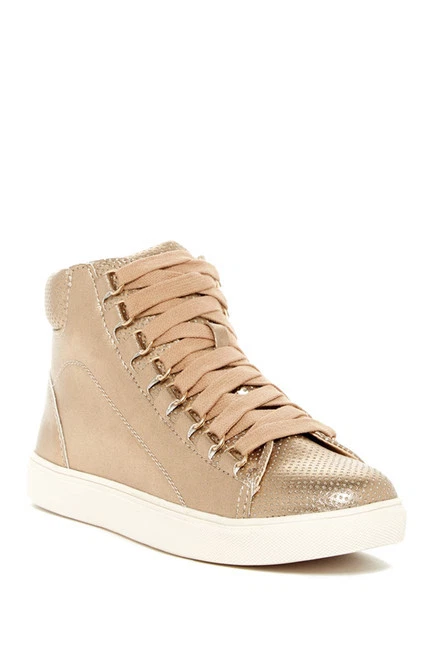 Steve madden hotsell gold sneakers